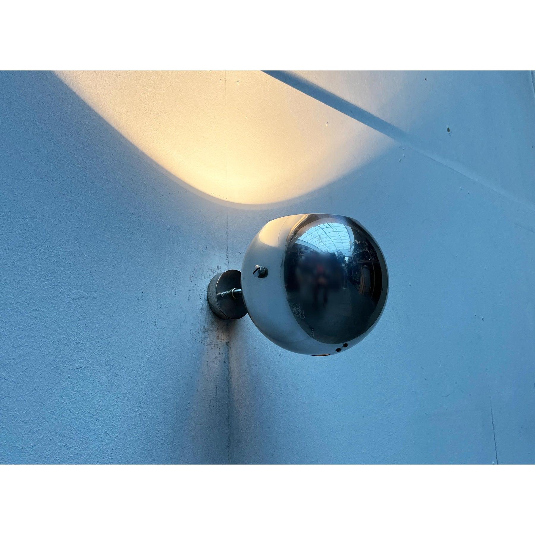 Mid-Century Danish Space Age Model 48591 Ball Wall Lamp from Louis Poulsen 1960s For Sale 8