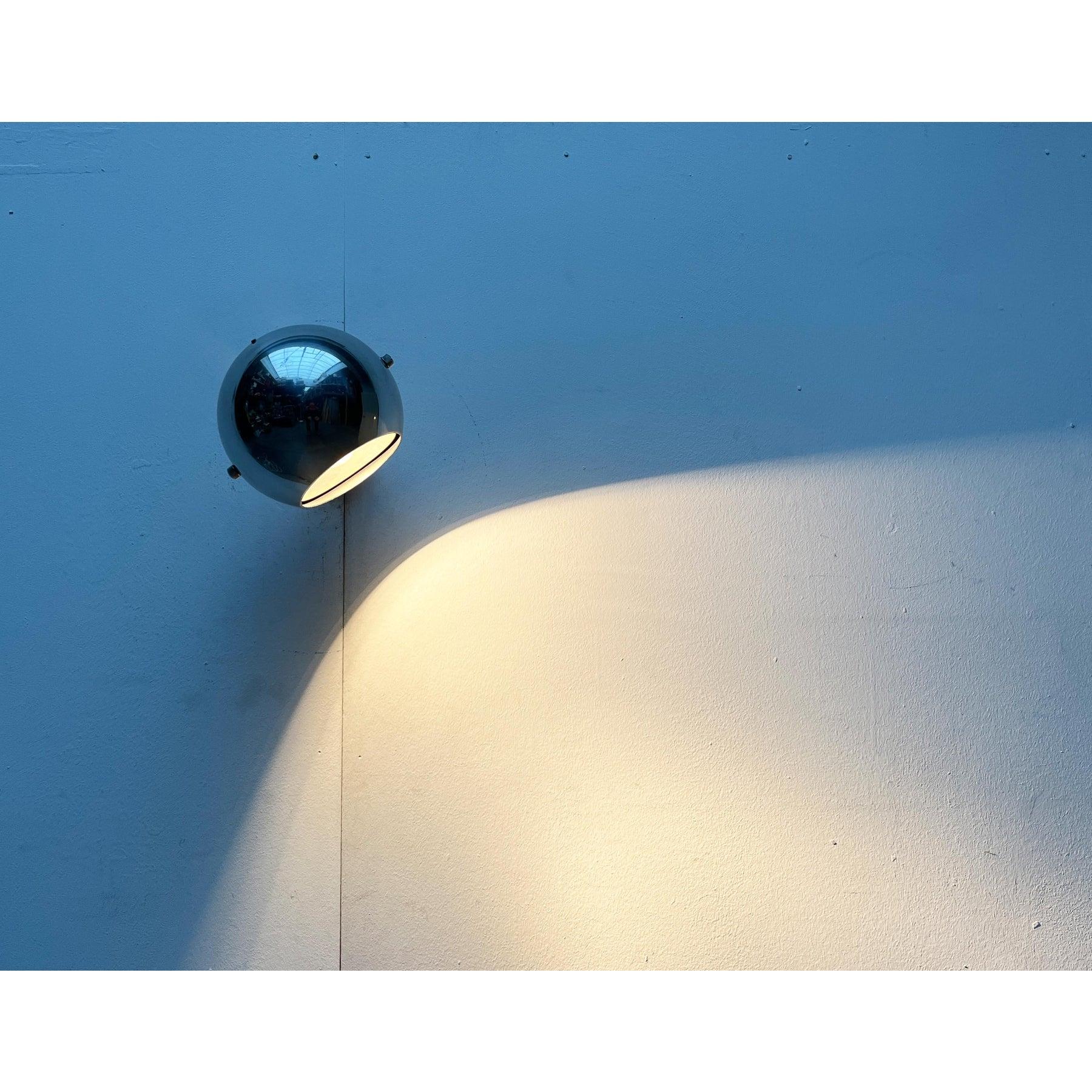 Mid-Century Danish Space Age Model 48591 Ball Wall Lamp from Louis Poulsen 1960s For Sale 11