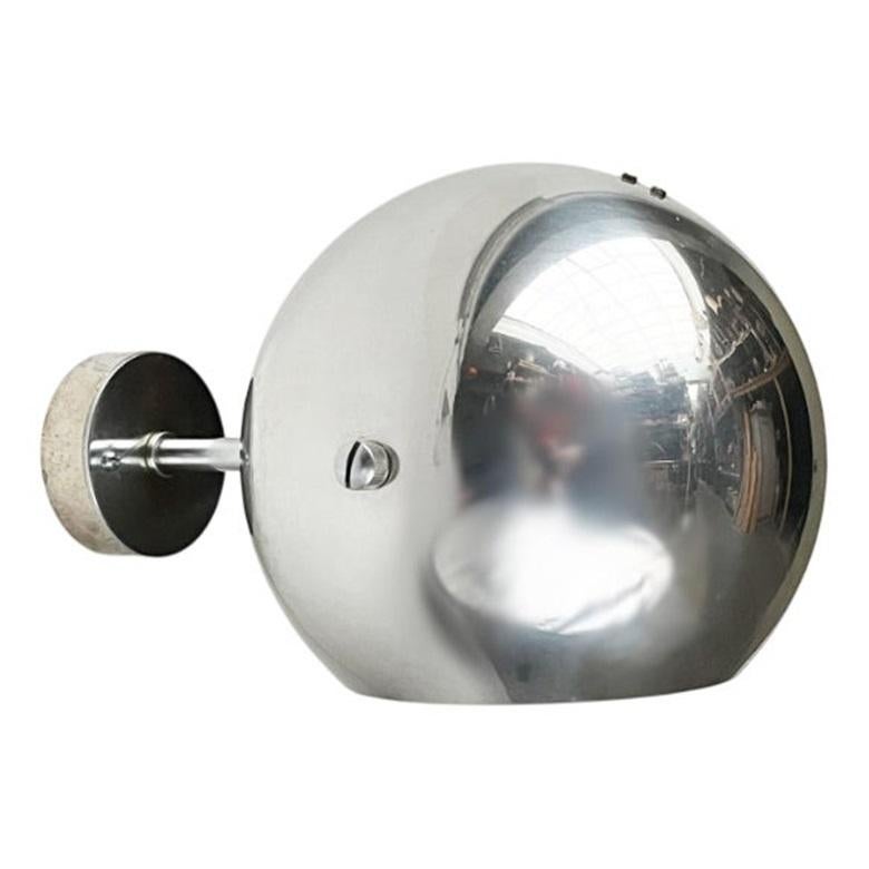 Mid-Century Danish Space Age Model 48591 Ball Wall Lamp from Louis Poulsen 1960s For Sale
