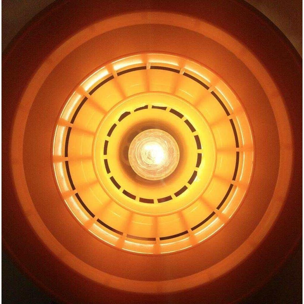 Dänische Space Age Kunststoff-Hängeleuchte aus der Jahrhundertmitte von Bent Karlby, 1960er Jahre im Angebot 6