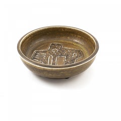 Mid-Century Danish Stoneware Dish by Jørgen Mogensen for Royal Copenhagen, 1960