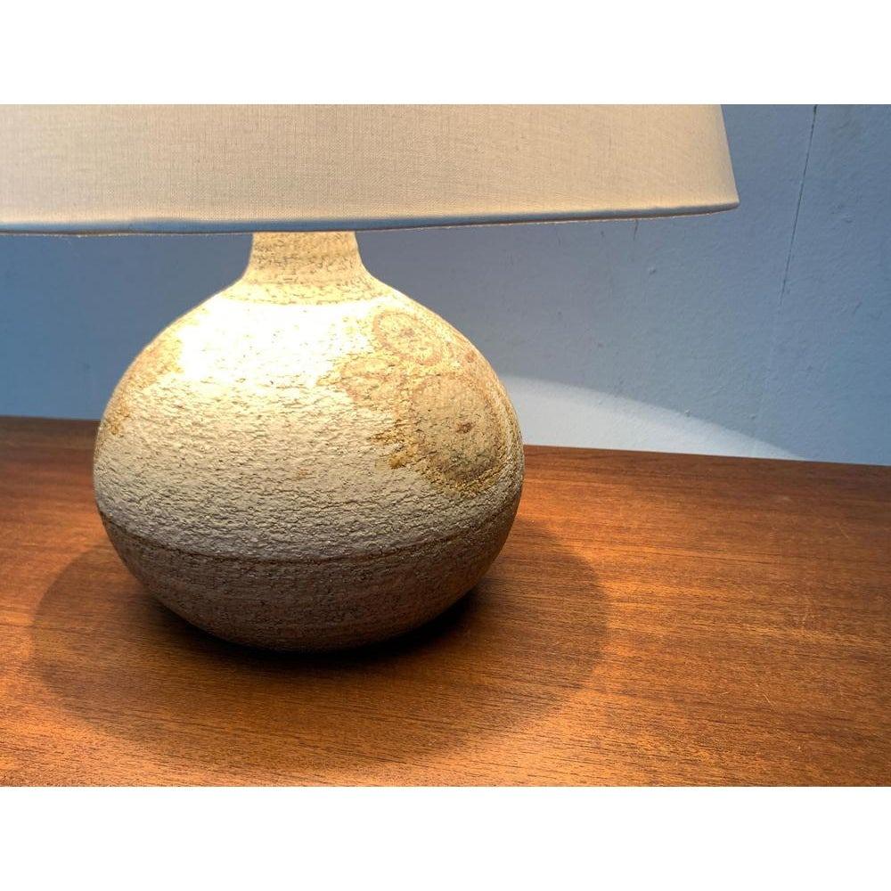 Mid-Century Danish Stoneware Table Lamp from Søholm, 1960s For Sale 4