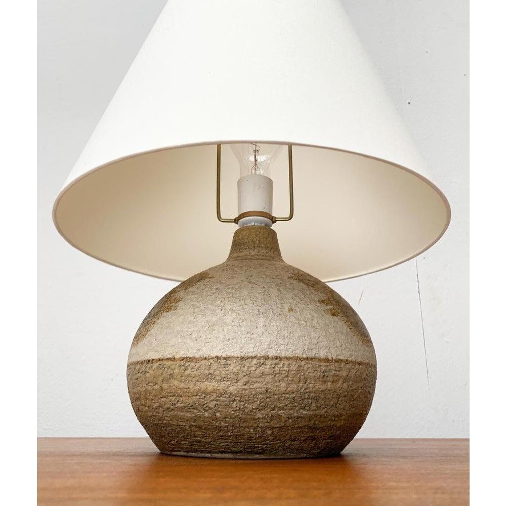 Mid-Century Modern Mid-Century Danish Stoneware Table Lamp from Søholm, 1960s For Sale