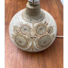 Mid-Century Danish Stoneware Table Lamp from Søholm, 1960s