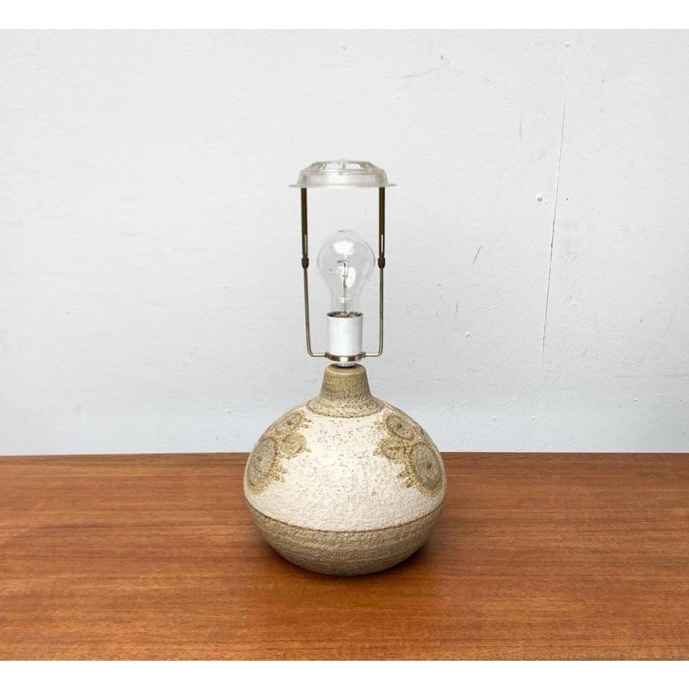 Mid-Century Danish Stoneware Table Lamp from Søholm, 1960s For Sale 1