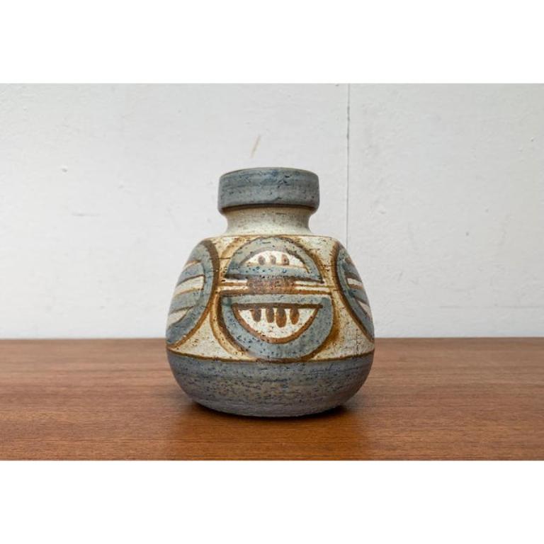 Vaso in gres danese di metà secolo di Søholm, anni '60 In condizioni buone in vendita a Hamburg, DE