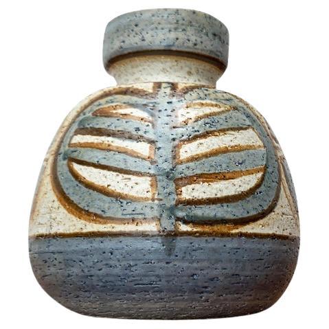 Dänische Steingutvase aus der Jahrhundertmitte von Søholm, 1960er Jahre