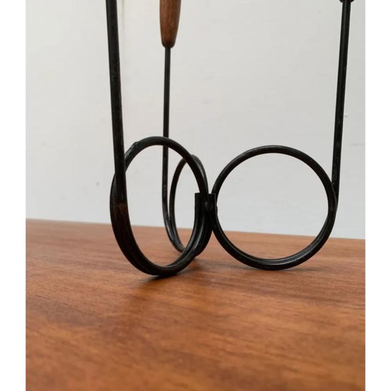 XX secolo Portacandele in teak in stile stringa danese di metà secolo, anni '60 in vendita