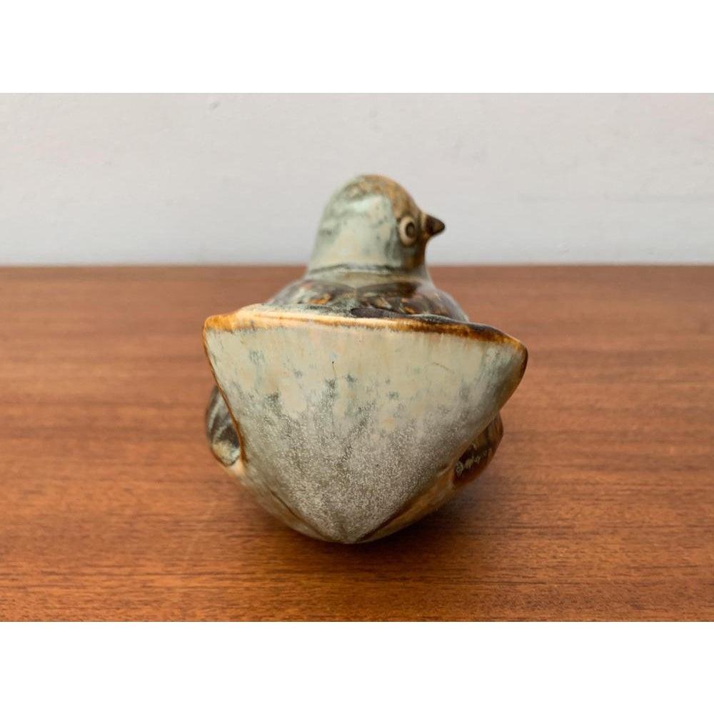 Scultura di uccello in Studio Pottery danese di metà secolo di Søholm, anni '60 in vendita 4
