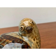 Mid-Century Danish Studio Pottery Bird Sculpture from Søholm, 1960s