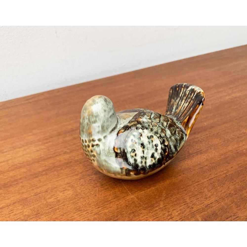 XX secolo Scultura di uccello in Studio Pottery danese di metà secolo di Søholm, anni '60 in vendita