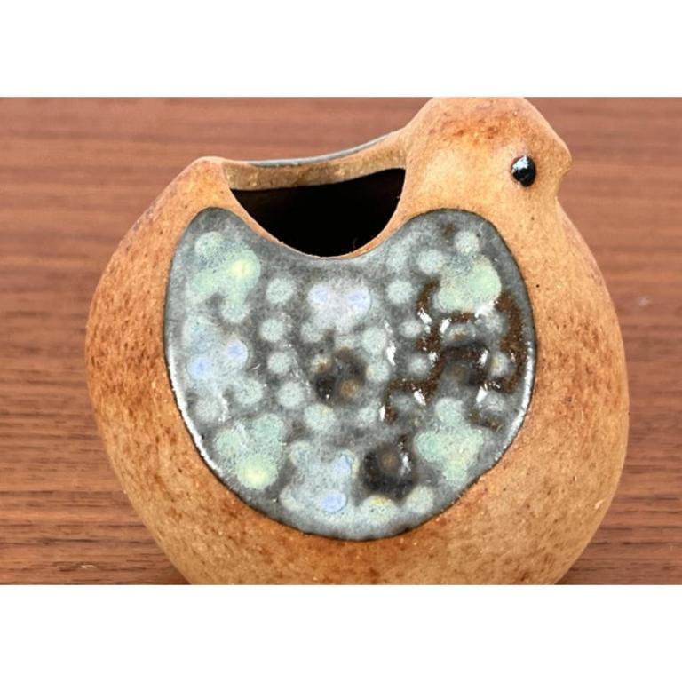 Vaso a forma di uccello in Studio Pottery danese di metà secolo, anni '60 in vendita 1
