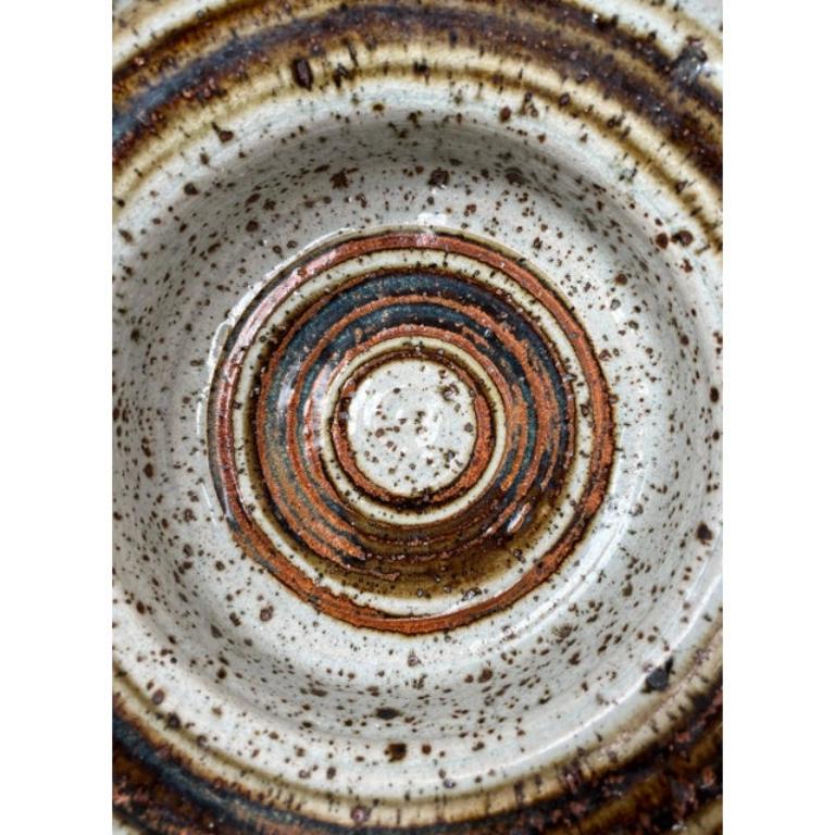 Mid-Century moderno Ciotola in Studio Pottery danese di metà secolo attribuita a Erik Askholm, anni '60 in vendita
