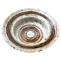 Bol en Studio Pottery danois du milieu du siècle attribué à Erik Askholm, années 1960