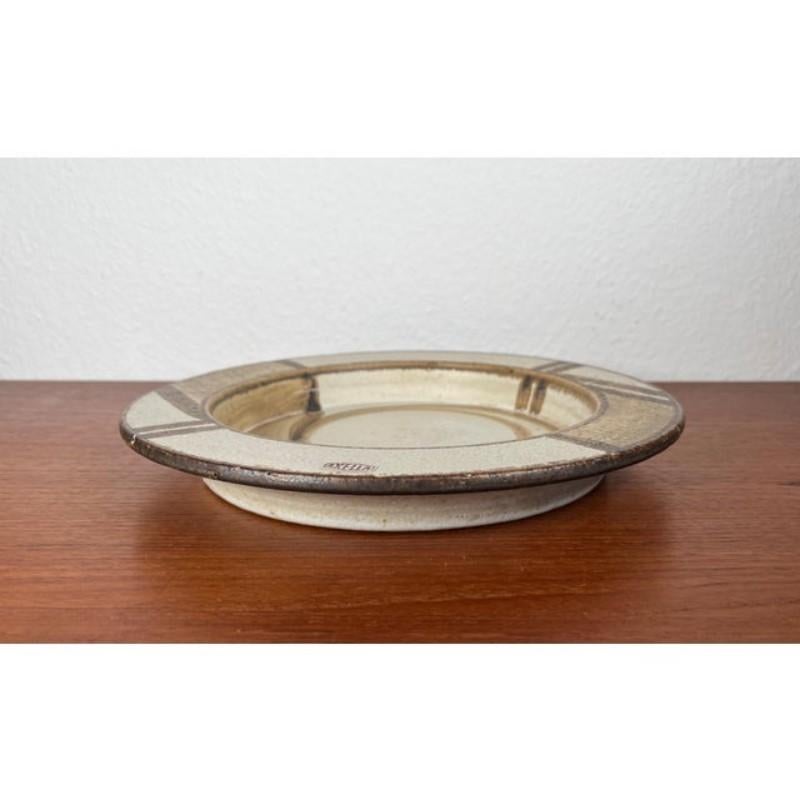 Mid-Century Modern Mid-Century Danish Studio Pottery Bowl by Aksel Larsen for Axella, 1960s For Sale