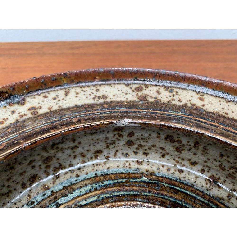 Ciotola in Studio Pottery danese di metà secolo di Erik Askholm, anni '60 in vendita 5