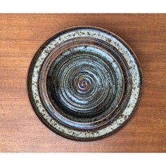 Bol en Studio Pottery danois du milieu du siècle par Erik Askholm, années 1960