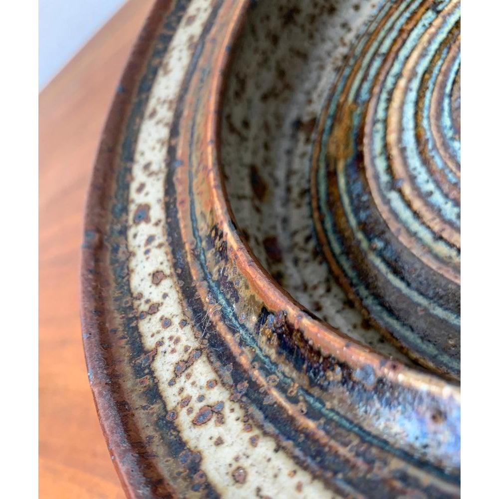 Ceramica Ciotola in Studio Pottery danese di metà secolo di Erik Askholm, anni '60 in vendita