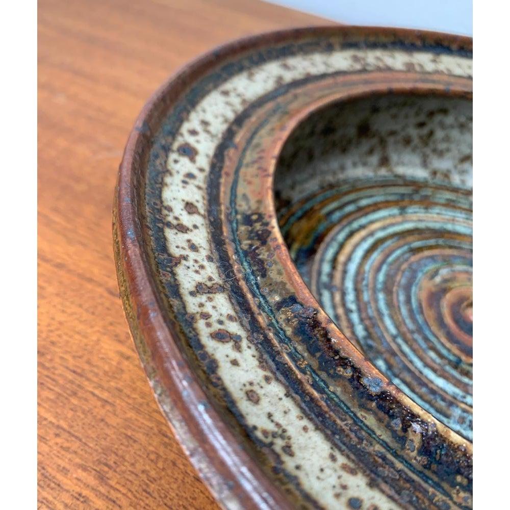 Ciotola in Studio Pottery danese di metà secolo di Erik Askholm, anni '60 in vendita 1