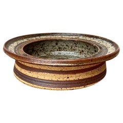Cuenco danés de mediados de siglo de Studio Pottery de Erik Askholm, años 60