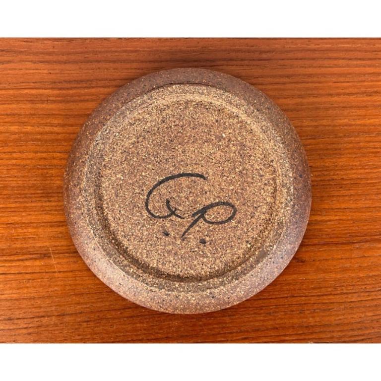 Ciotola in Studio Pottery danese di metà secolo di G.P & A., anni '60 in vendita 3