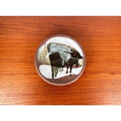 Mid-Century Danish Studio Pottery Bowl by G.P., 1960s