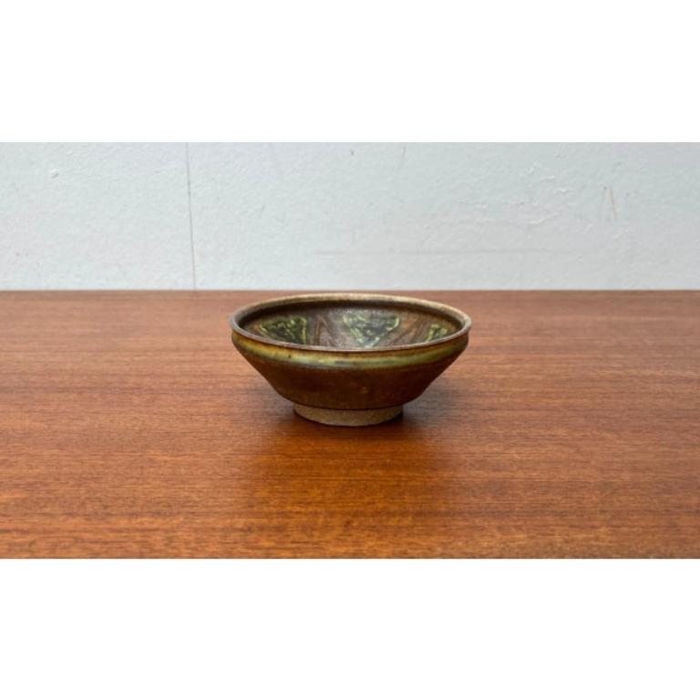 Mid-Century moderno Ciotola in Studio Pottery danese di metà secolo di Jørgen Christian Andersen, anni '60 in vendita