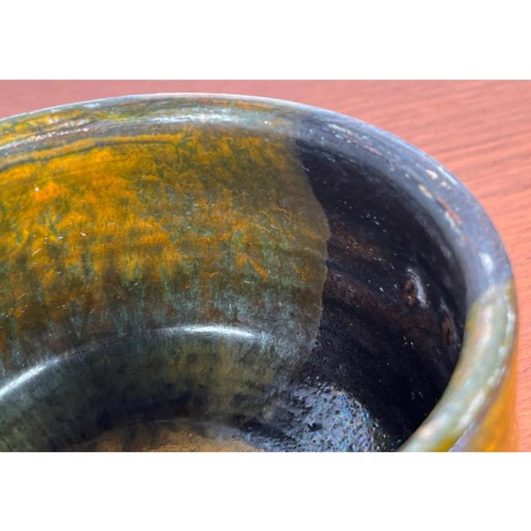 Ciotola in Studio Pottery danese di metà secolo di Karen Boel, anni '60 In condizioni ottime in vendita a Hamburg, DE
