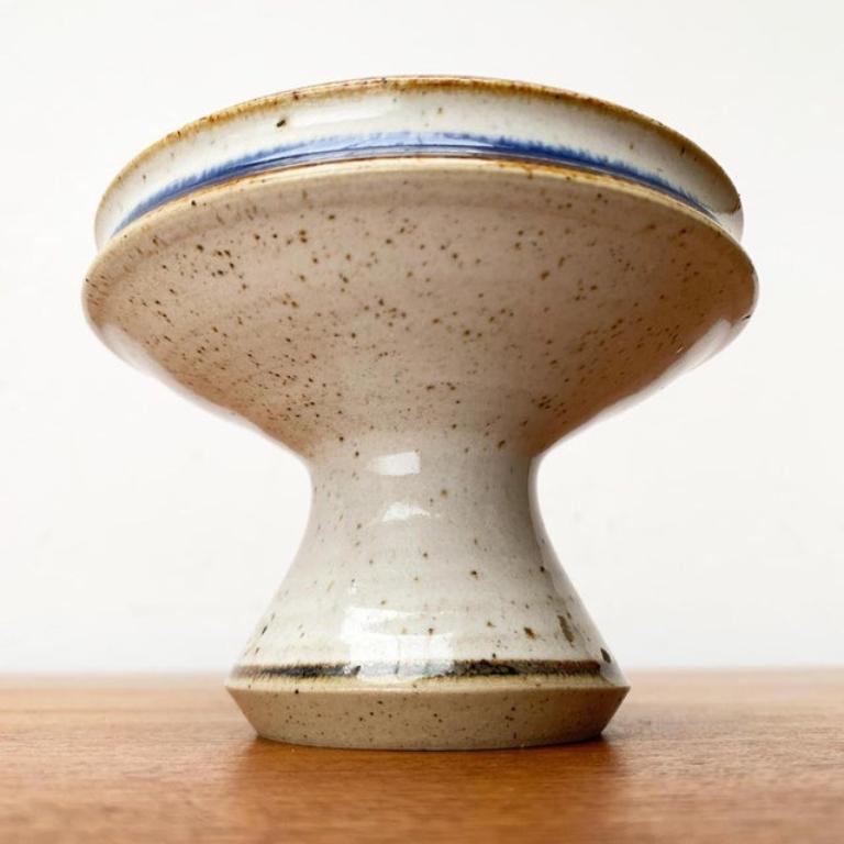 Bol en poterie de Studio danois du milieu du siècle par Marianne Stark, années 1960 en vente 4