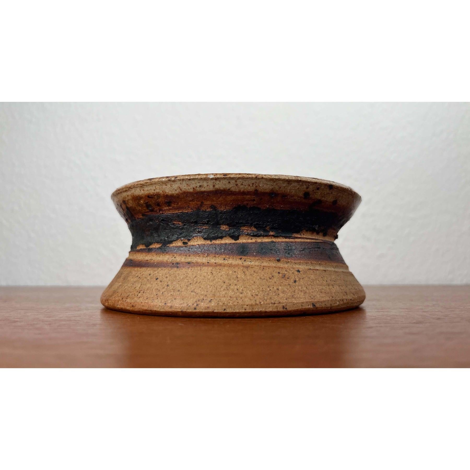 Cuenco danés de mediados de siglo de Studio Pottery de Tue Poulsen para Tue Keramik, años 60 en venta 4