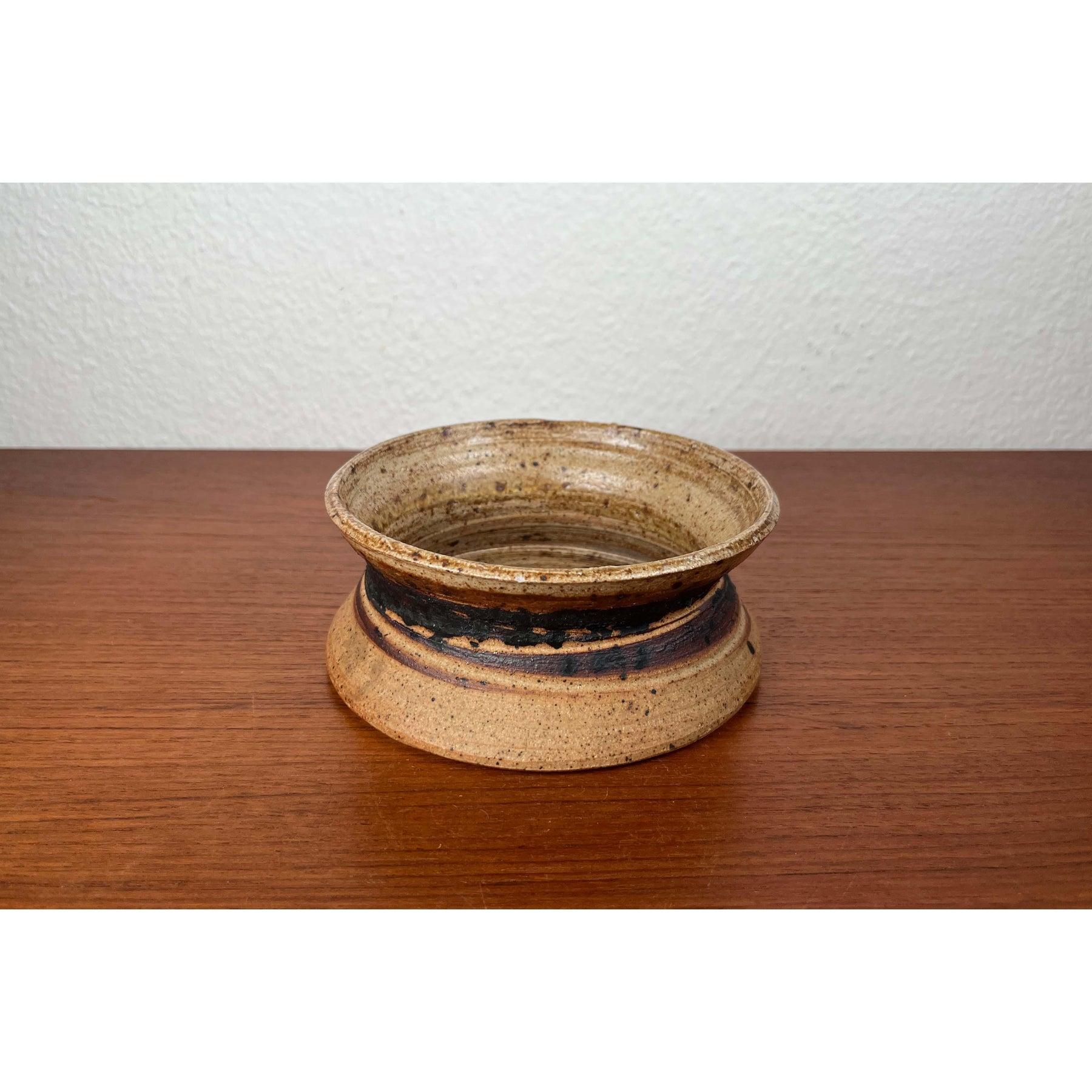 Cuenco danés de mediados de siglo de Studio Pottery de Tue Poulsen para Tue Keramik, años 60 en venta 5
