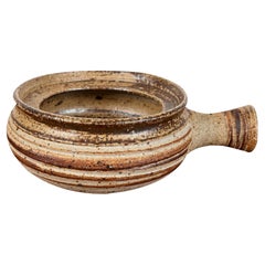 Cuenco danés de mediados de siglo de Studio Pottery de Tue Poulsen para Tue Keramik, años 60