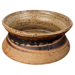Cuenco danés de mediados de siglo de Studio Pottery de Tue Poulsen para Tue Keramik, años 60