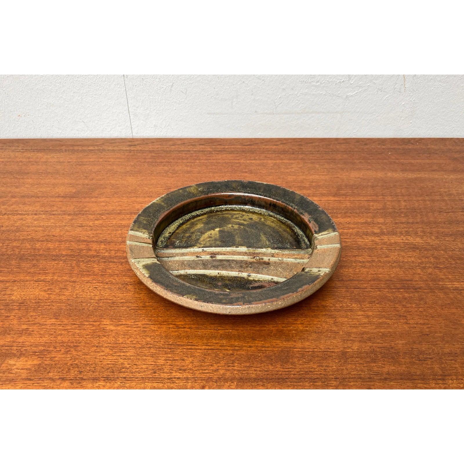 Mid-Century moderno Ciotola in Studio Pottery danese di metà secolo di Aage Würtz, anni '60 in vendita