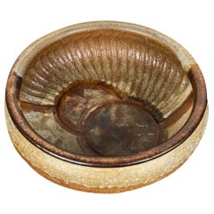 Mid-Century Danish Studio Pottery Bowl from Axella, 1960s