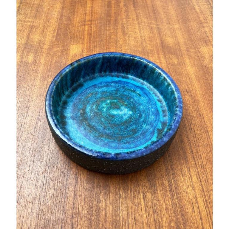 Mid-Century moderno Ciotola in Studio Pottery danese di Bangholm, 1960, metà secolo in vendita