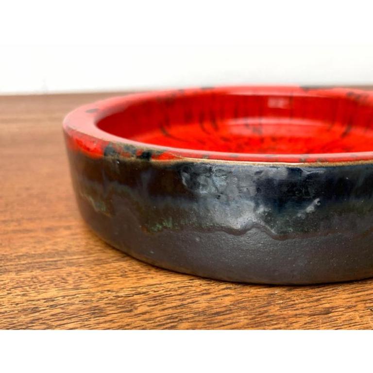 Ciotola in studio danese di metà secolo di Ernst Pottery, anni '60 in vendita 4