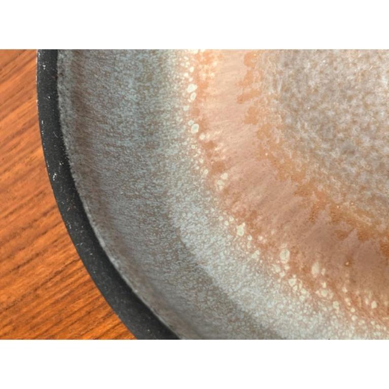 Mid-Century moderno Ciotola in Studio Pottery danese di metà secolo di Frank Keramik, anni '60 in vendita