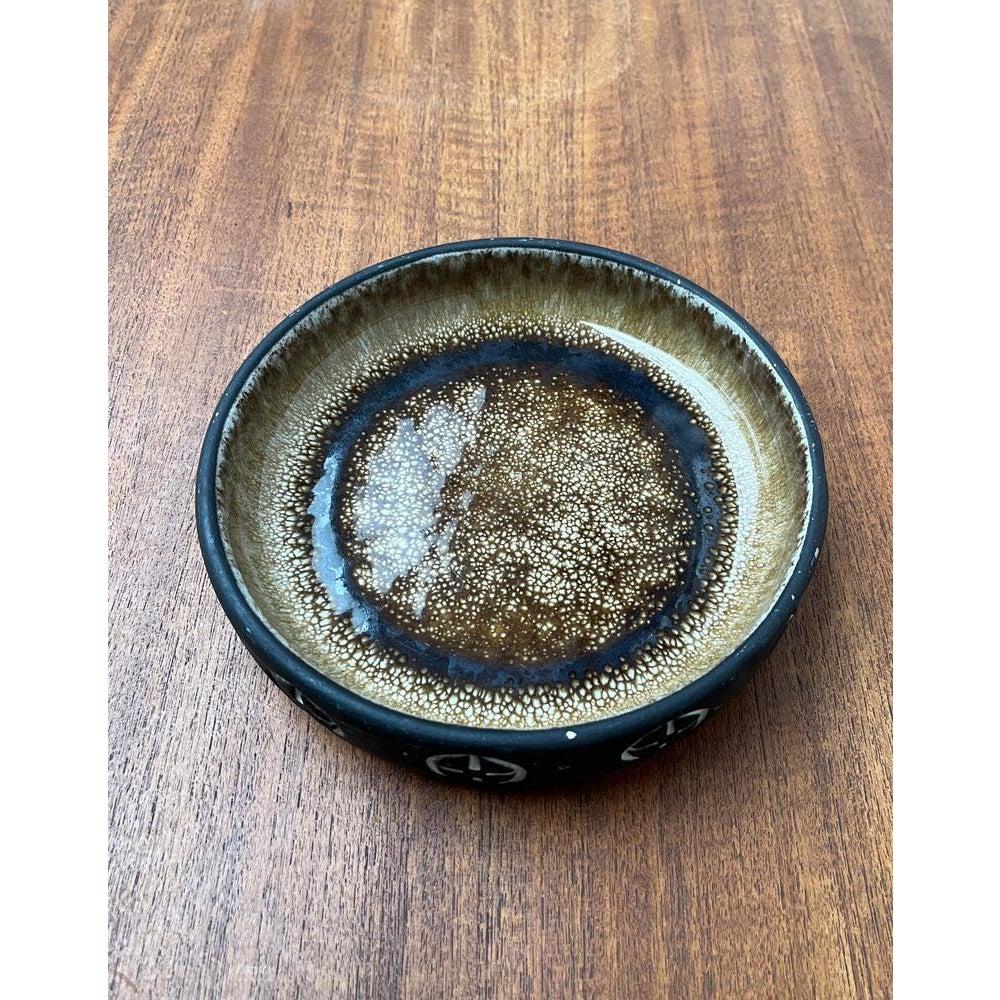Mid-Century moderno Ciotola in Studio Pottery danese di metà secolo di Frank Keramik, anni '60 in vendita