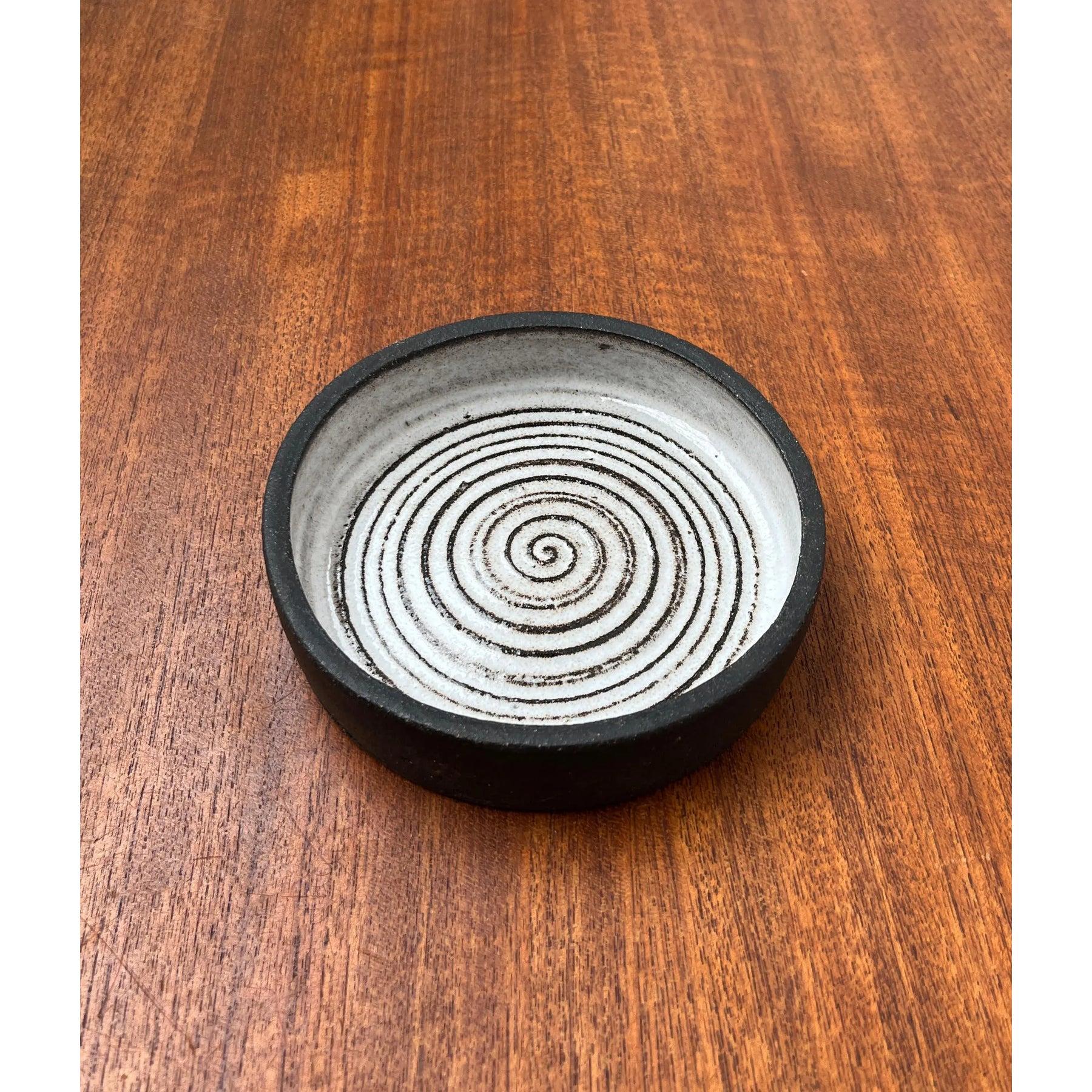 Mid-Century moderno Ciotola in Studio Pottery danese di metà secolo di Frank Keramik 1960 in vendita