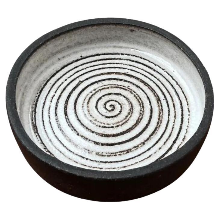 Ciotola in Studio Pottery danese di metà secolo di Frank Keramik 1960