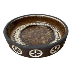Mid-Century Danish Studio Pottery Bowl from Frank Keramik, 1960s