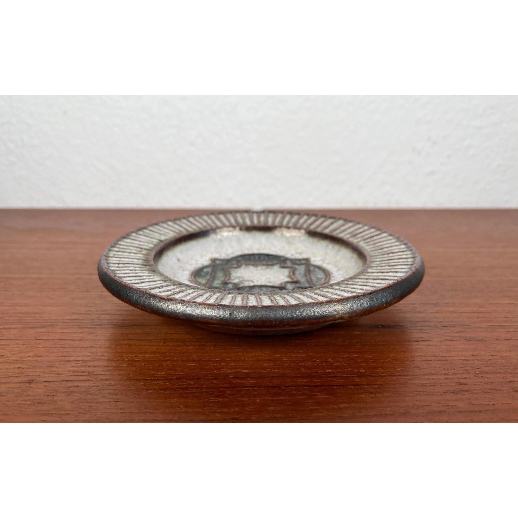 Dänische Studio-Keramikschale aus der Mitte des Jahrhunderts von Kingo Keramik, 1960er Jahre im Angebot 6