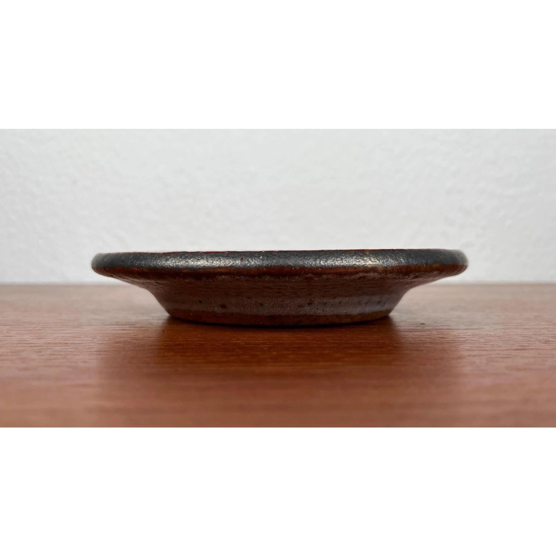 Dänische Studio-Keramikschale aus der Mitte des Jahrhunderts von Kingo Keramik, 1960er Jahre im Angebot 3