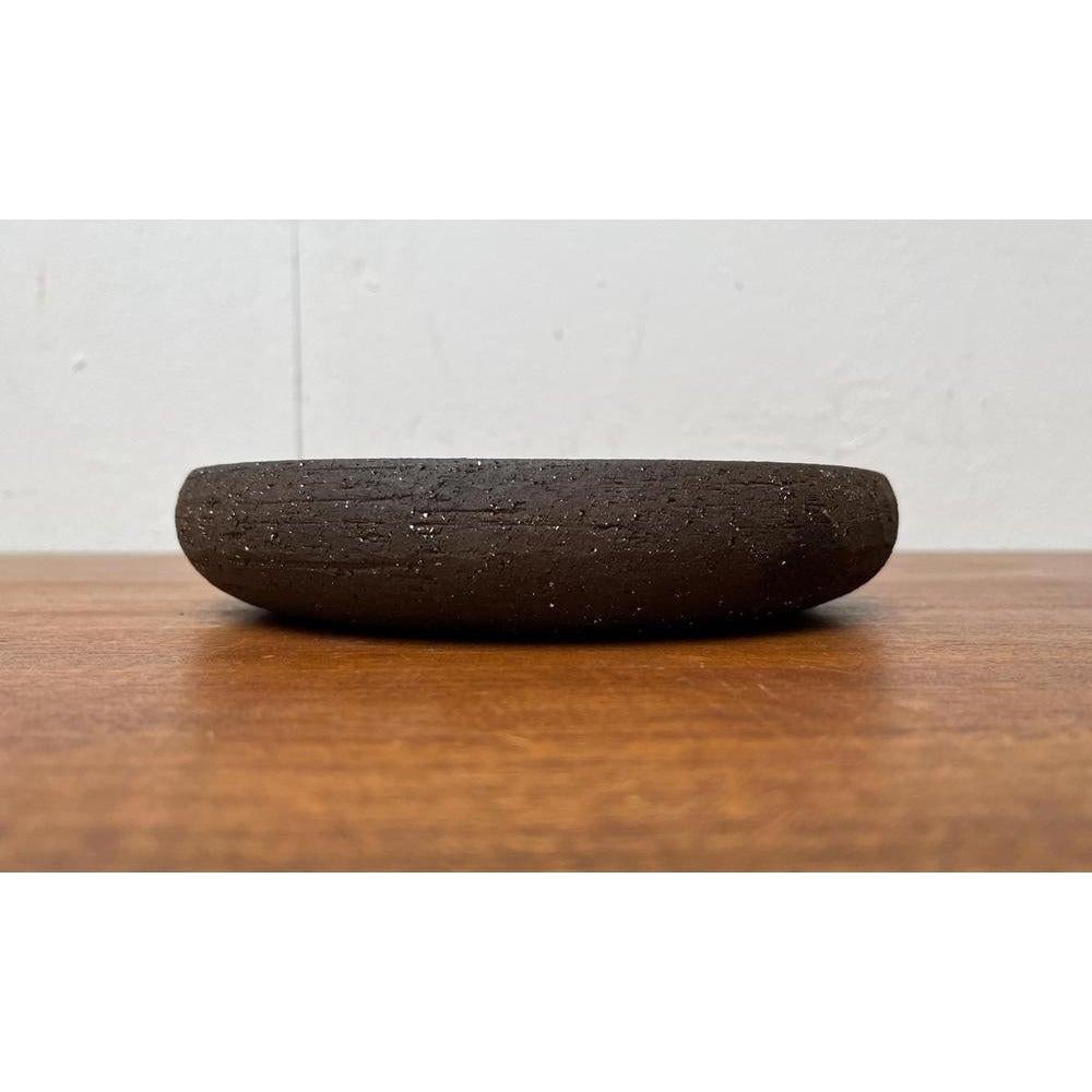 Brutalisme Bol en poterie Studio Pottery danoise du milieu du siècle de Lehmann Pottery, années 1960 en vente