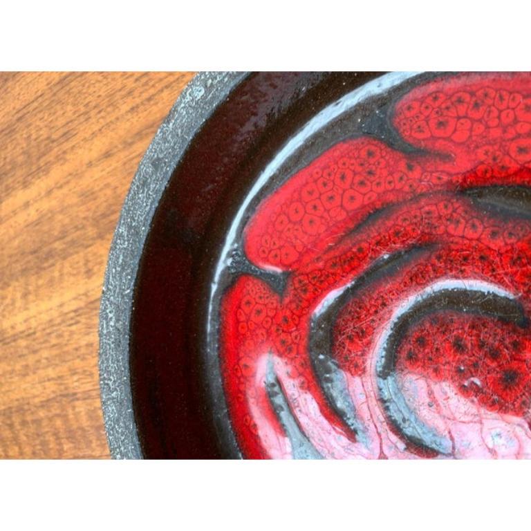 Bol en poterie Studio Pottery danoise du milieu du siècle de Lehmann Pottery 1960s Excellent état - En vente à Hamburg, DE