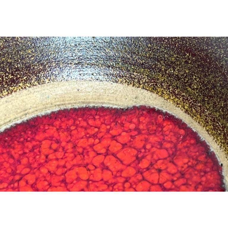 Mid-Century moderno Ciotola in Studio Pottery danese di metà secolo di Michael Andersen, Bornholm, anni '60 in vendita