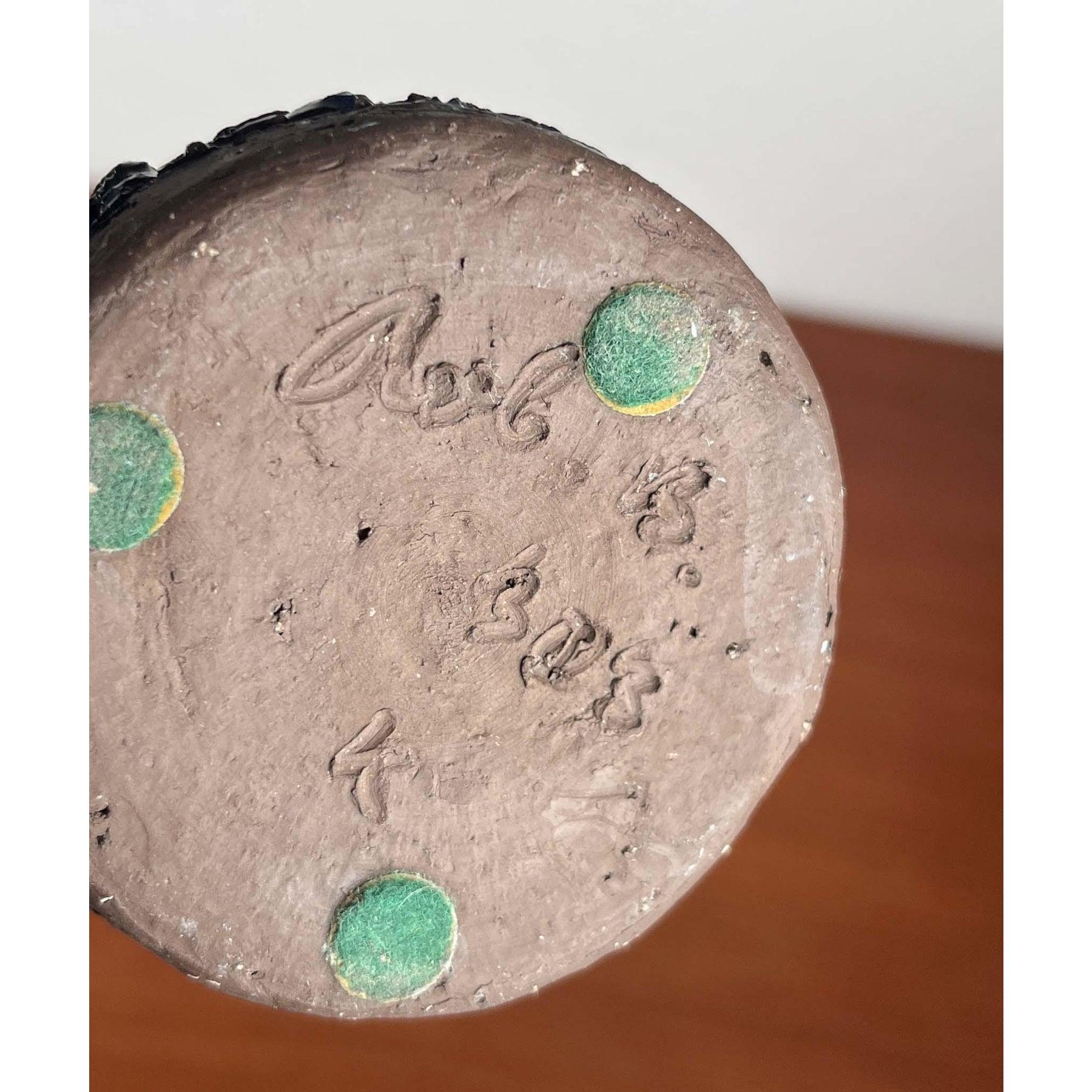 Cuenco danés de mediados de siglo de Studio Pottery de Robert The Bentsen, años 60 en venta 2