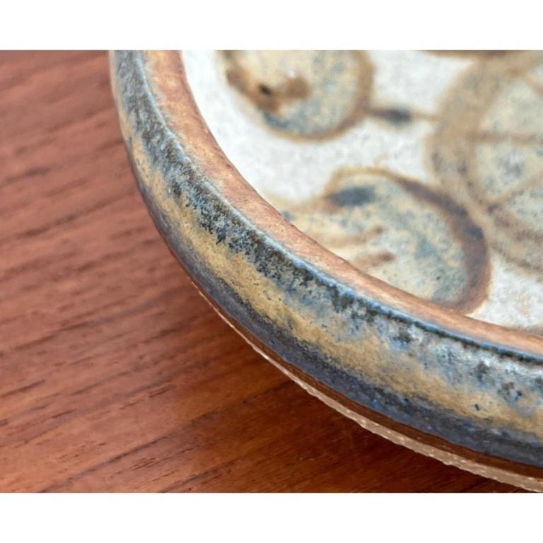 Earthenware Mid-Century Danish Studio Pottery Bowl from Søholm, 1960s For Sale