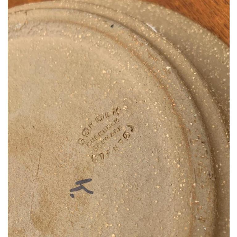 Bol en Studio Pottery danois du milieu du siècle de Søholm, années 1960 en vente 1